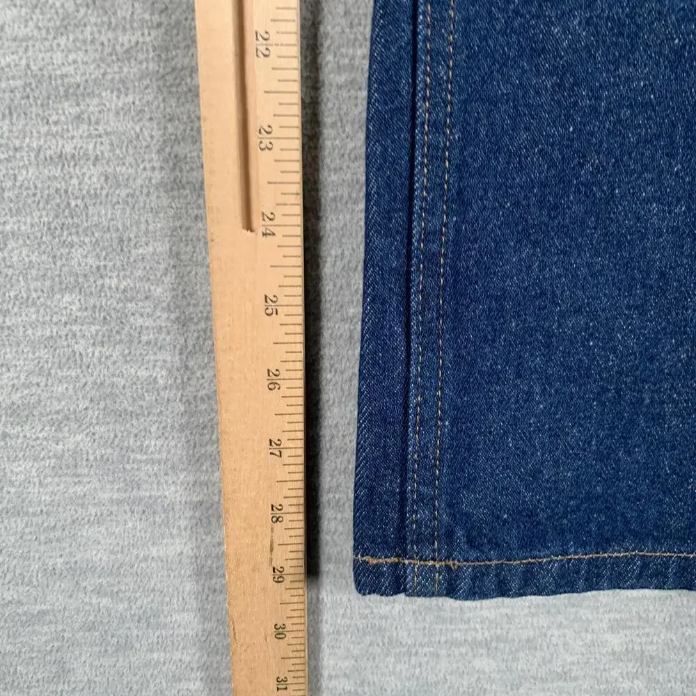 L.L.Bean Jeans Mens 42x29 Blue Comfort Waist Relaxed Straight Leg Denim 5 Pocket